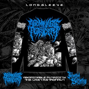 Abominable Putridity - The Last Astronaut - Blue Logo - Longsleeve