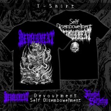 Devourment - Self Disembowelment - Purple Logo - T-Shirt