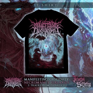 Manifesting Obscenity - Necromancy Galaxies - Promo - T-Shirt